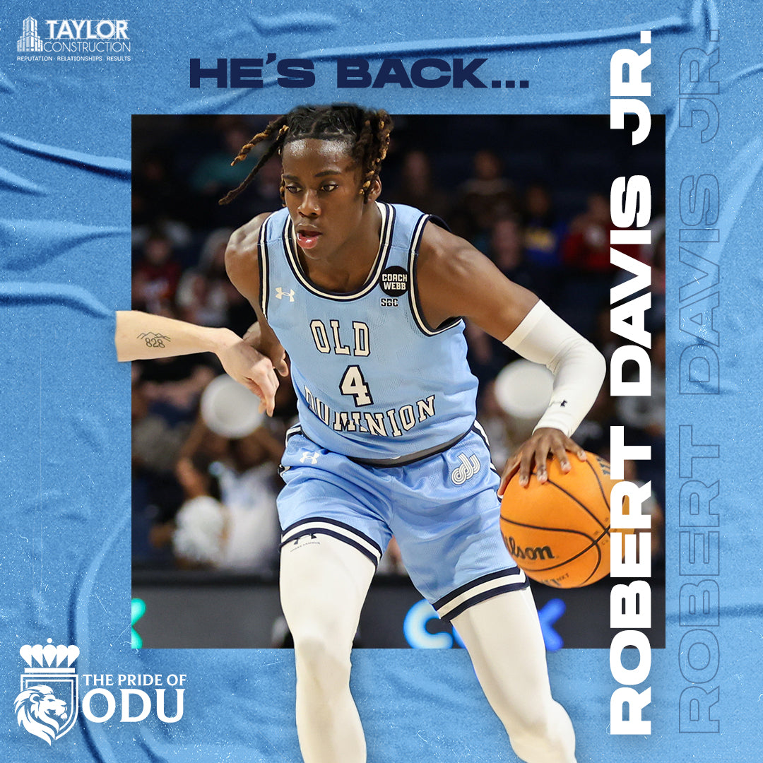 The Pride of ODU Collective Announces Continued Partnership with Standout Guard Robert Davis Jr.