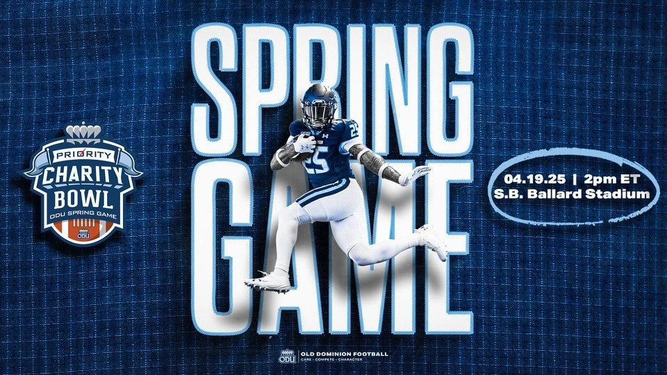 2025 ODU Football Spring Game - Media Scrum