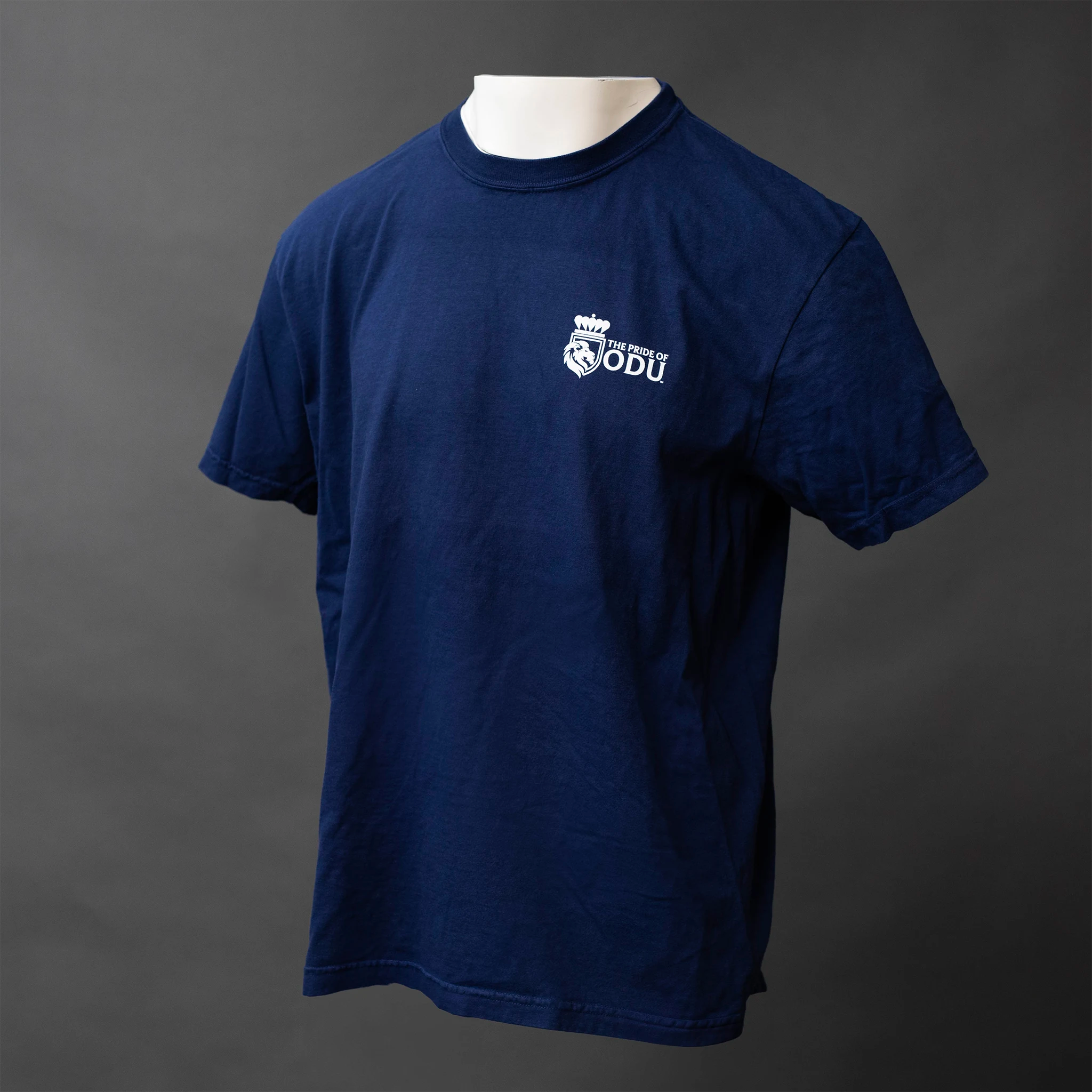 Front of the Adult Heavy Weight Tee in Midnight Navy