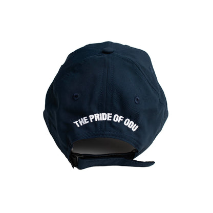 Back view of the Navy Unisex Performance Cap